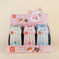 Cartoon Cute Cat Design Paper Cutting Kindergarten Plastic Safety Scissors for Kids