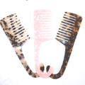 Fashion Fancy Custom  Lovely Supper Large  Acetate Wide Tooth Comb With Hook for Women Girls