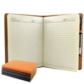 Modernqiu Manufacturer Wholesale Customizable A5 Leather Notebook With Logo Spiral Hardcover Diary Notepad for Business Offices