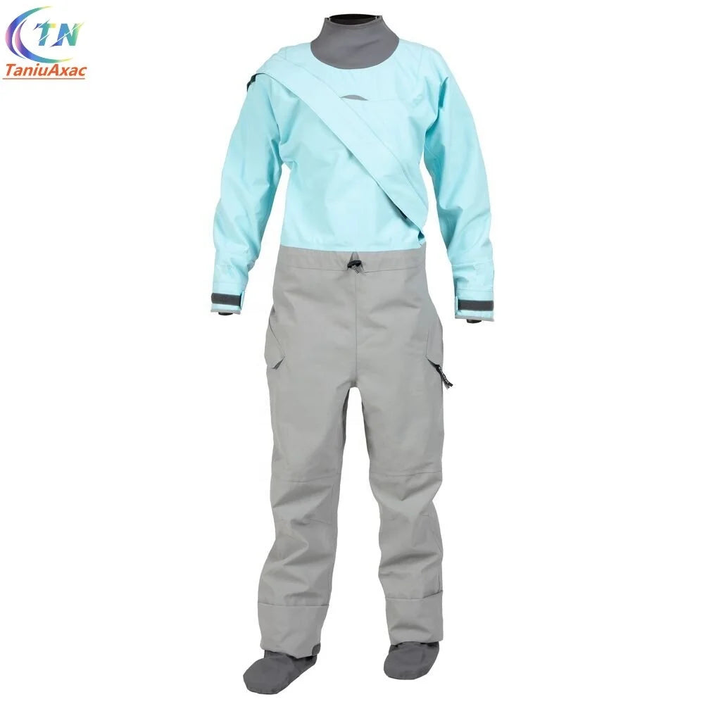 Minimalist Women's Waterproof Dry Suit Professional Kayak Dry Suit Comfortable Soft Breathable Dry Suit