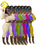 2024 Fall Winter Matching Sets  Womens Three Piece Set Sweatsuits Long Sleeve Sweater Crop Top Outfits Skinny Pants 3 Piece Sets