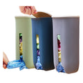 Kitchen Plastic Bag Holder Organizer Wall Hanging Garbage Bag Storage Box Bathroom Trash Bag Bucket Dispenser Storage Rack