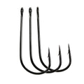 #1/0 - #8/0 Aberdeen Long Shank Wide Mouth Fishhook Sabiki Rig Streamer Fly  Hook Saltwater Fishing Freshwater Hooks
