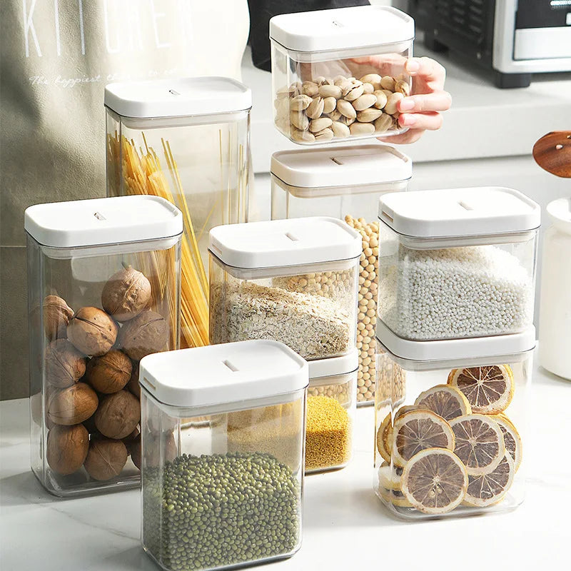 Kitchen Sealed Container Plastic Storage Box Grain Sealed Storage Box