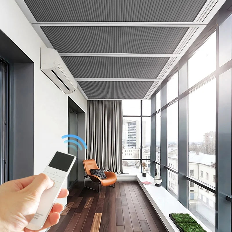 Blackout Skylight Blinds & Window Covering Shade Electric Honeycomb Skylight Blinds for windows