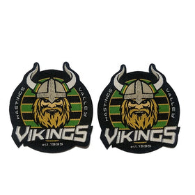 Wholesale DIY Garment Accessory Custom Woven Labels Iron on Embroidery Woven Patches Woven Badge Woven Logo Badges