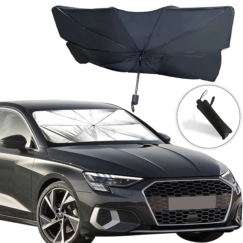 Factory Price Car Umbrella Sun Shade Protector Parasol Auto Front Window Sunshade Covers Interior Accessories