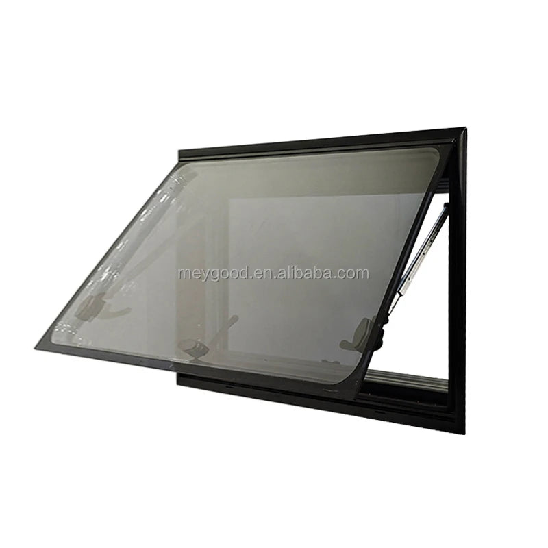 700x400 MM Double Pane Acrylic RV Camper Side Window Right Angle Caravan Push Window