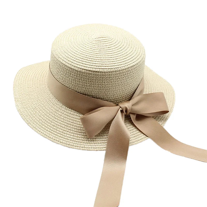 Cheap Sun Beach Panama Hat Summer Foldable Wide Brim Straw Hat for Outdoor Party Travel