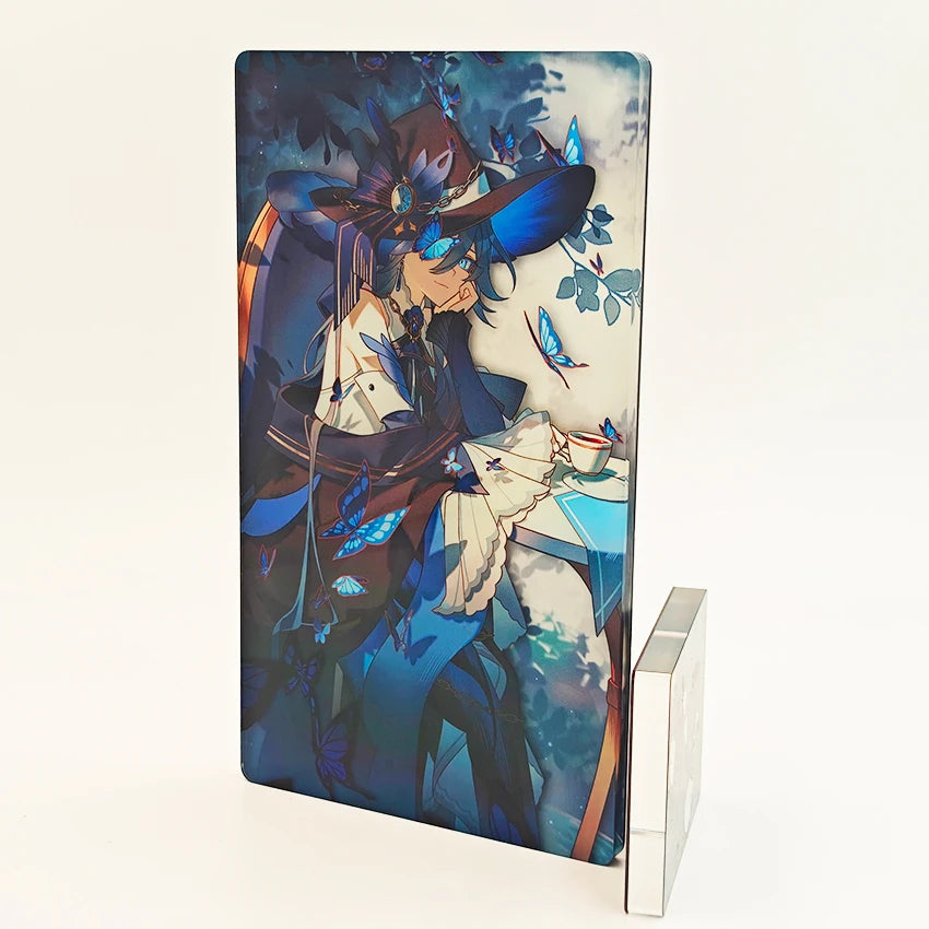Custom Color Thickened Acrylic Standee Anime Cartoon Angel Style Standing Sign with Design Sample Table Made of Durable Plastic