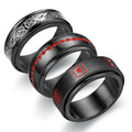 Fashion Rotatable Stainless Steel Ring Spinner Rings for Women Men Anxiety Decompression Ring Best Sale