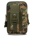 AYPPRO Tactical Camouflage Waist Bag Mobile Phone Saddlebag for Hiking Riding Camp Convenient Mobile Access