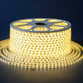 Flexible Led Strip Waterproof 100m/roll Led Grow Light 110V/220V IP65 Outdoor String Lights PVC IP67 85 SMD2835 White/warm White