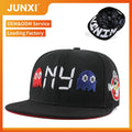 High Quality Custom Embroidered Snapback Cap Flat Brim Soft Front Cap Cotton Cap for Men & Women