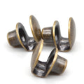 11 Brass mm Metal Shoes Buckles Round  Buckle Hook Hiking Shoe Buckle Rivets Eyelets Accessories Leather Rivets