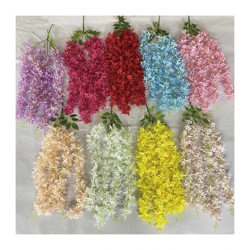 Wall Decor Artificial 4 Branches Large Lilac Wall Hanging  Dekoration