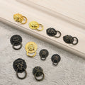 New Chinese Zinc Alloy Traditional Lion Head Handle for Kitchen Bedroom Dresser Drawer Pull Durable Eco-Friendly for Hotel
