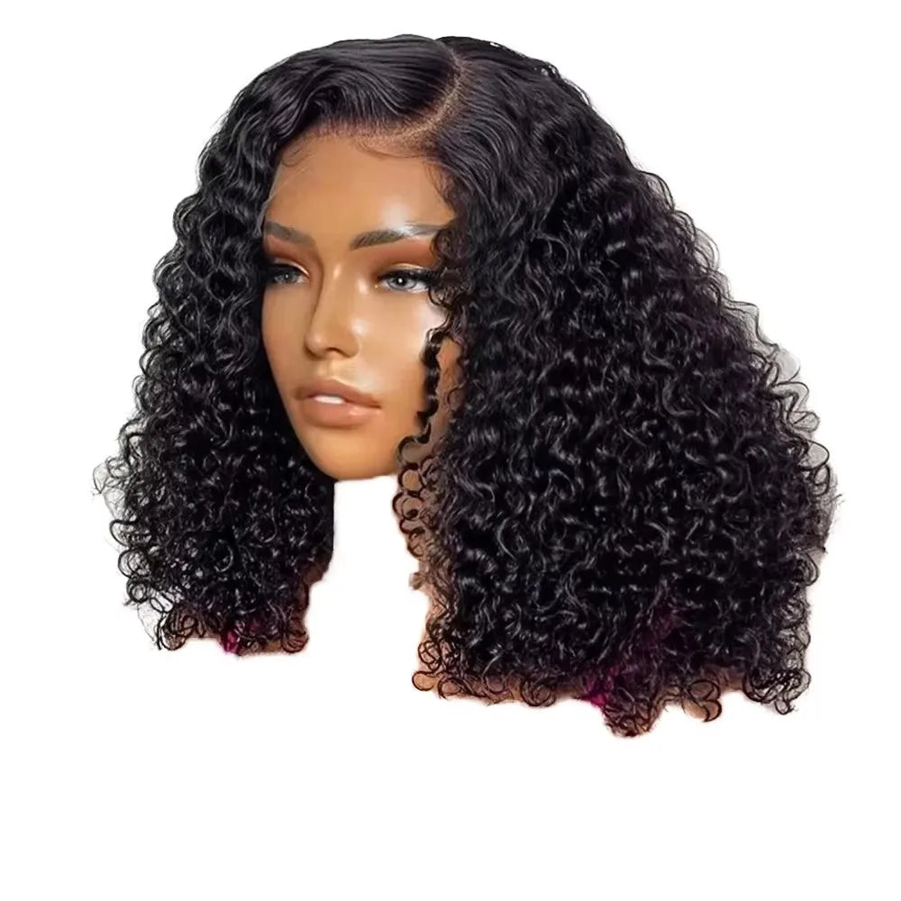 38 40inch Glueless Full Hd Lace Wighuman Hair Lace Front Deep Wave Wigswholesale 100% Raw Remy Hair