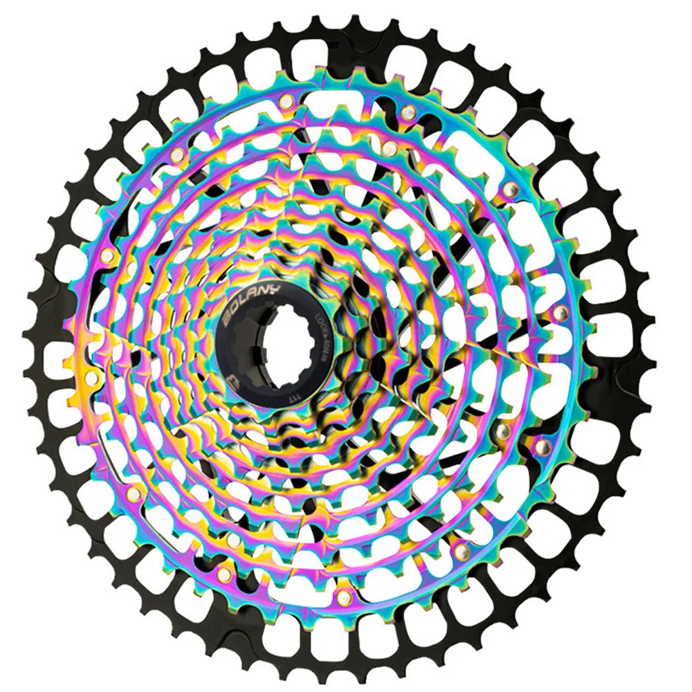 Ultra Light Rainbow/Gold/Silver 11/12 Speed Bicycle Flywheel 11-50T 11-52T Bicycle Cassette Bicycle Parts Accessories