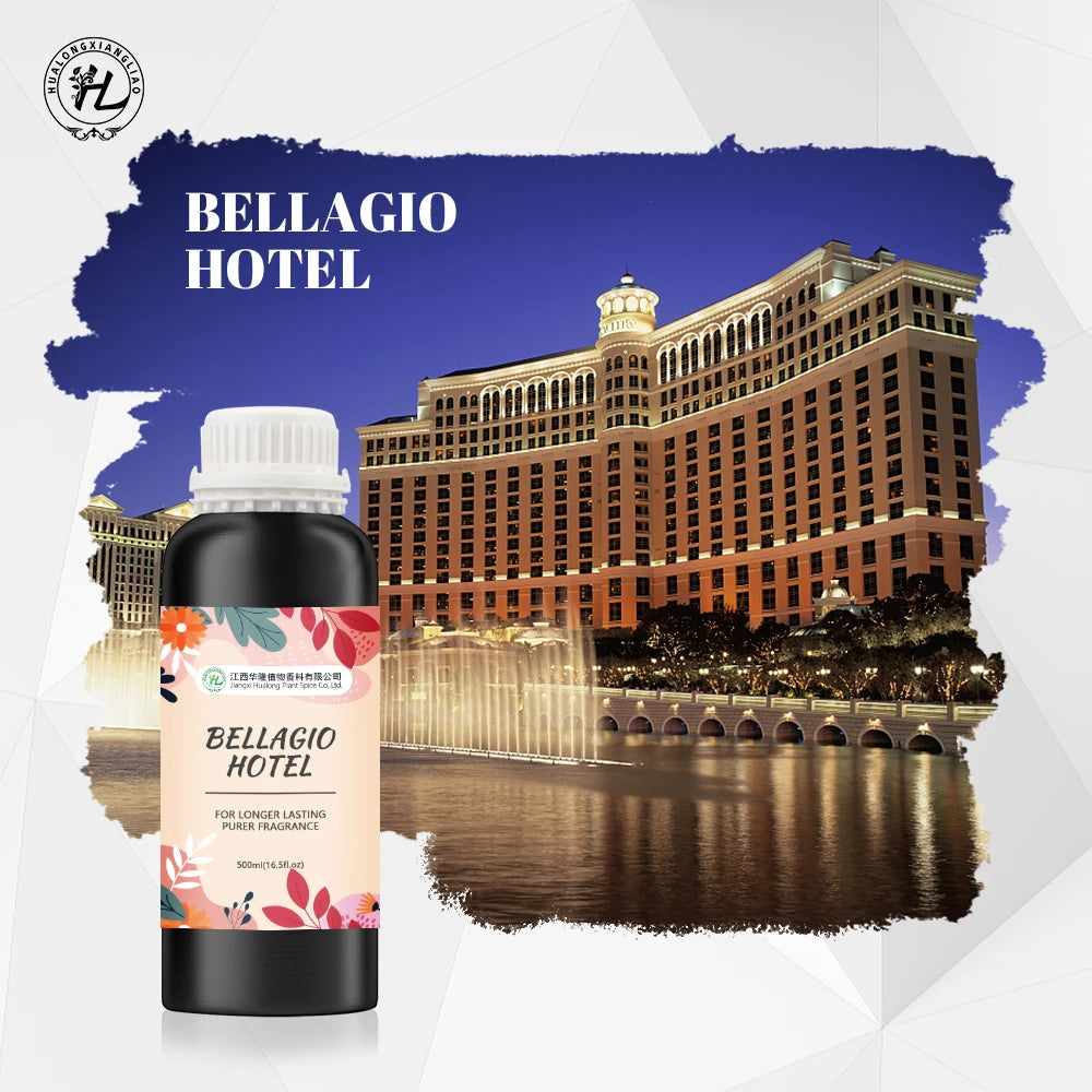 HL- Luxury Hotel Fragrance Inspire Aroma Supplier500MLBellagio Blue ICE Scent Essential Oil for Lobby Diffuser Machine & Hvac