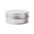 Metal Aluminum Cosmetic Cream 5g 10g 15g 25g 30g 50g 80g 100g 120g 150g 200g 250g 300g500g Candle Jar Screw Top Tin Jar with Lid