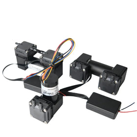 HLVP15 Mini BLDC Motor Diaphragm Vacuum Pump High Flow Rate 12V/24V Negative Suction Electric Power Source OEM Supported