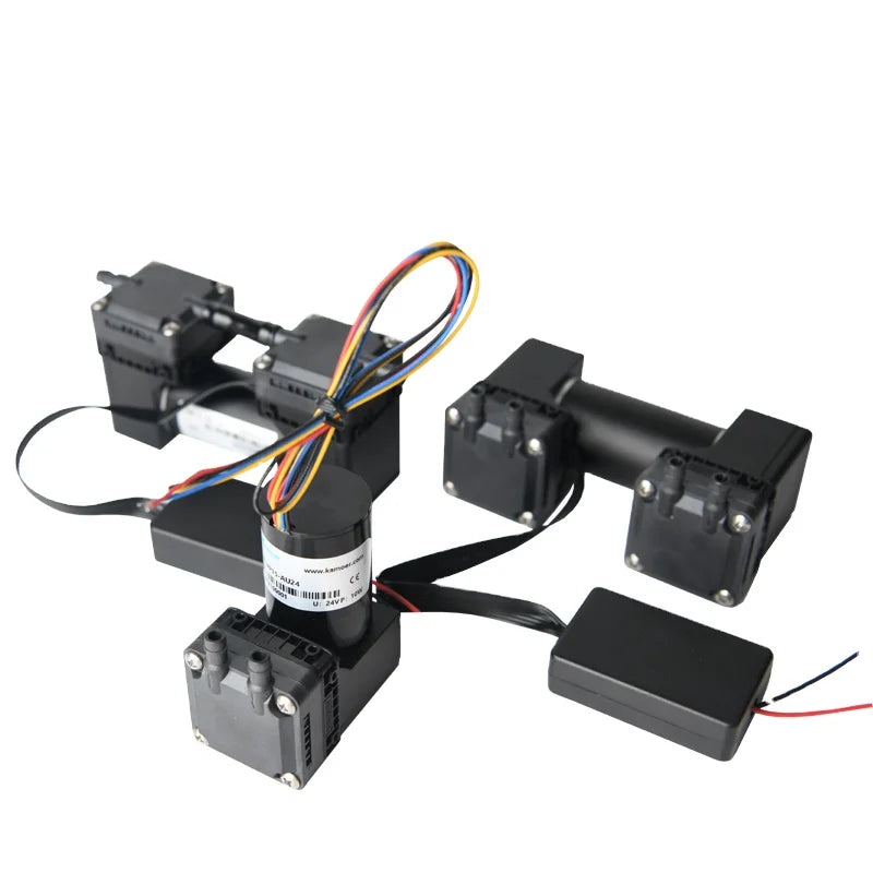HLVP15 Mini BLDC Motor Diaphragm Vacuum Pump High Flow Rate 12V/24V Negative Suction Electric Power Source OEM Supported