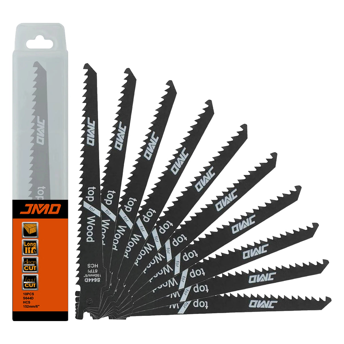 JMD Industrial Grade Reciprocating Saw Blades for Wood Customizable OEM Hot Press Process