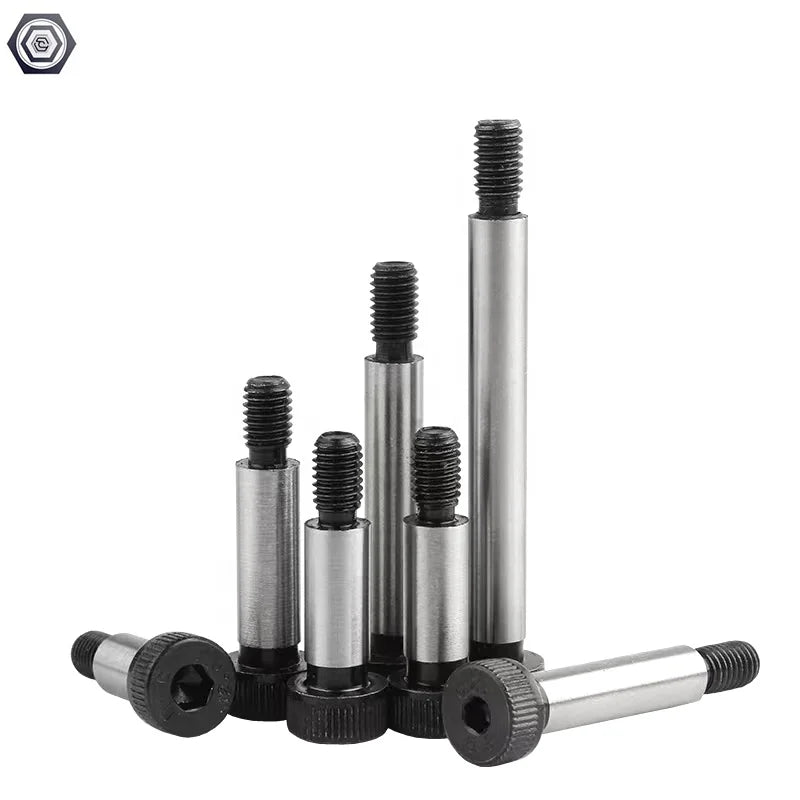 Black Oxide Steel ISO7379 Shoulder Screw 12.9 Grade Hex Socket Head Flat Head Set Screw CSK Head Zinc Plating Socket Cap JIS