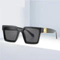 New Design Summer Gorgeous Big Size Square Leopard Print Frame Sunglasses