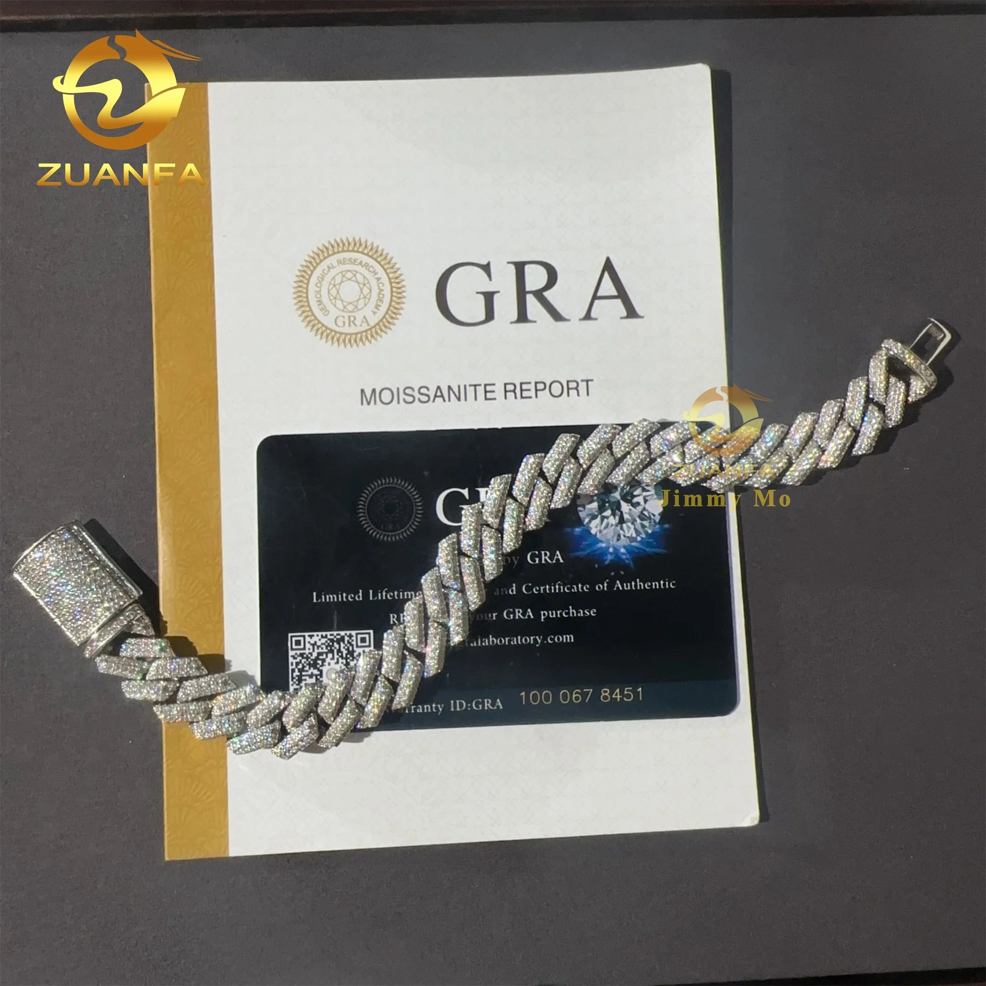 Luxury Man Style 12.5mm Width 925 Solid Silver Iced Out Hip Hop Jewelry VVs Moissanite Diamond  Cuban Link Chain Bracelet Men