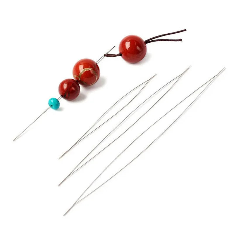 High Quality Steel Through Beads 4.5-15 cm Big Open Jewelry Needle Can Pass 0.7 mm Hole