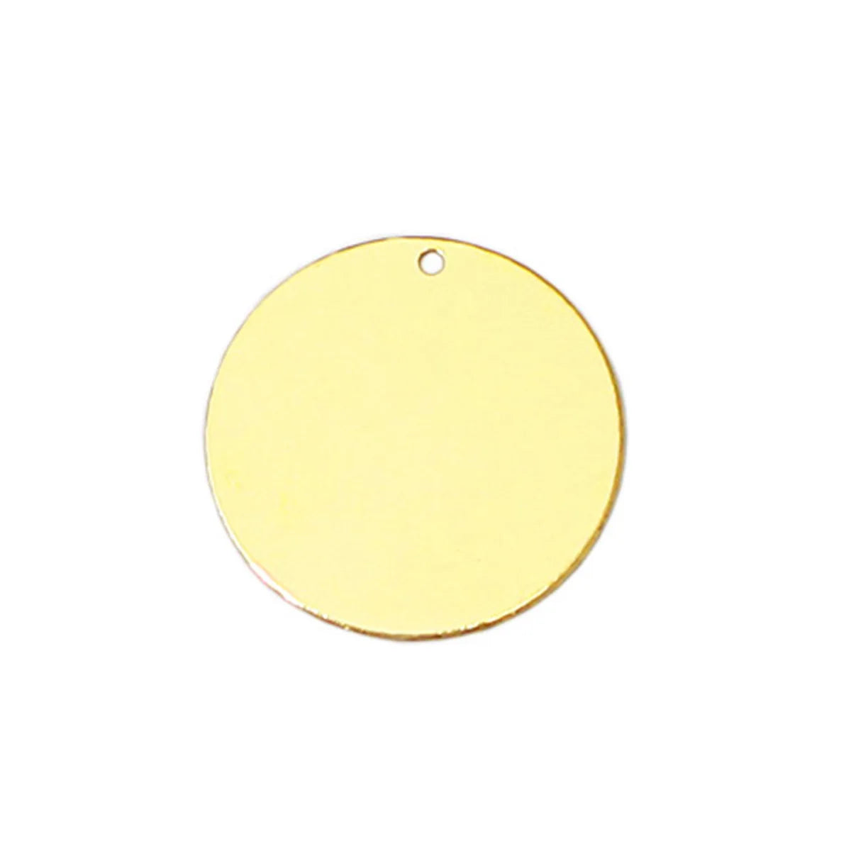 14K Gold Filled Jewelry Disc Charms for Jewelry Making Tags