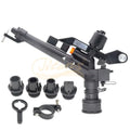Titans  Big Oscillating Adjustable 1.5'' Plastic Rain Gun Sprinkler for Farms Lawn Garden Water-Saving Misting System
