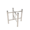 Custom Stainless Steel 201/304 Thick Industrial Furniture Legs for Round & Square Dining/Kitchen Tables with Easy Assembly