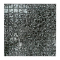 Modern 1 Inch Water Spa Pool Glass Mosaic Silver Luster Electroplate Back Splash Wall Tiles for Bathroom Kitchen Parquet Design