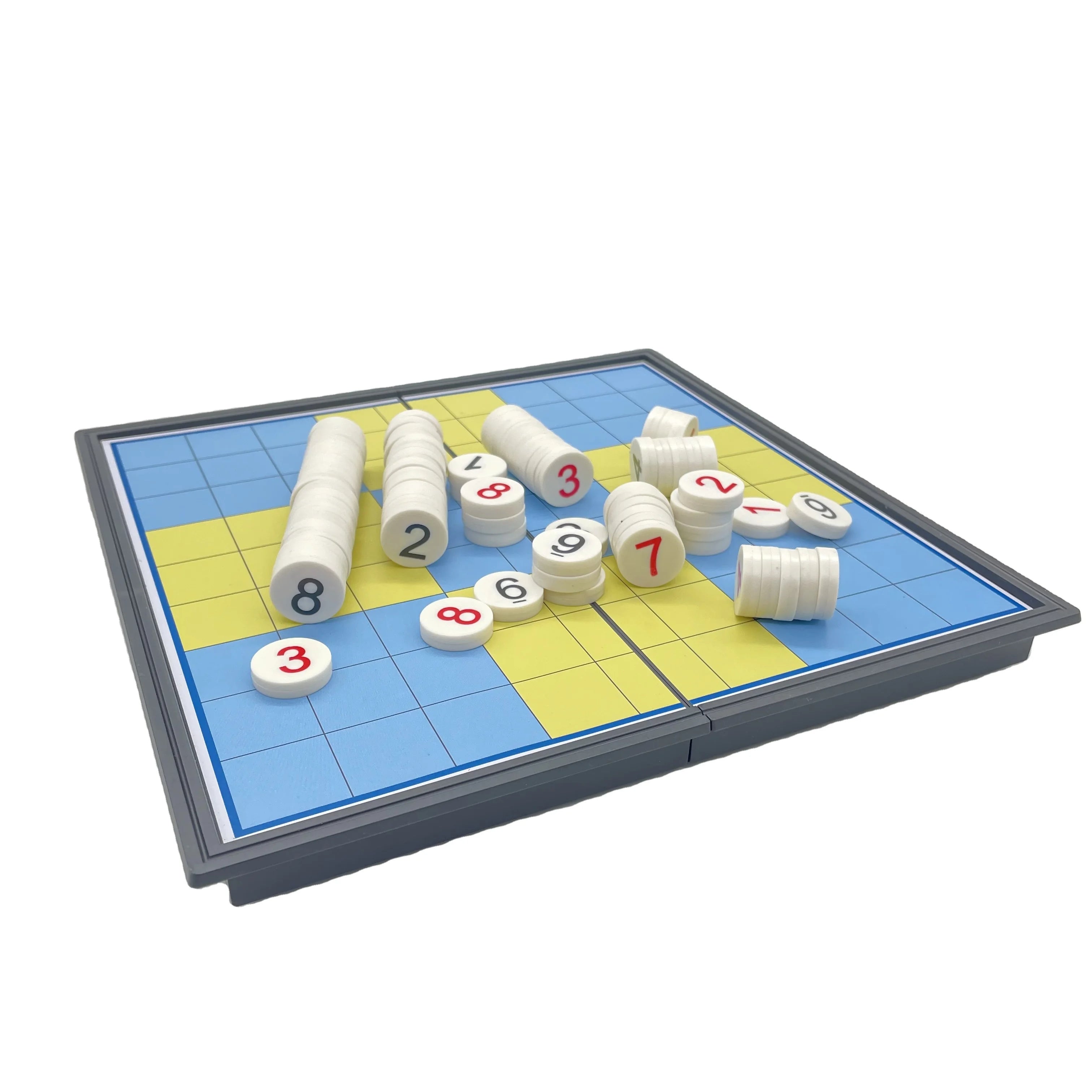 Premium Magnetic Folding Wooden Chess Set - Handcrafted Travel Board Game with Internal Storage for Kids & Adults