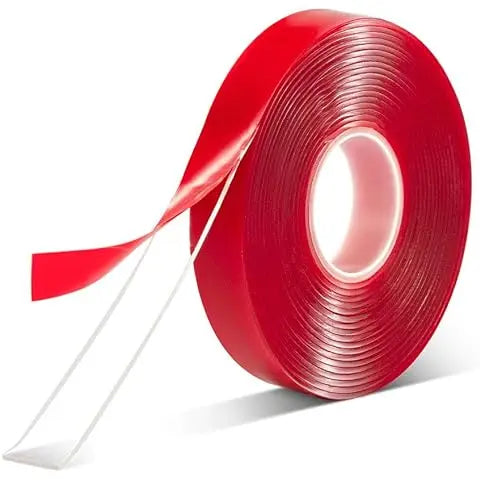 Supplier Red Film Easy to Tear Washable Transparent Adhesive Double Sided Acrylic Foam Tape MegaBDM