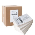 4x6 Adhesive Sticker Fanfold Direct Thermal Shipping Labels Waterproof Paper 70gsm 5 Year Expiration