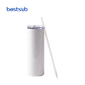 Vacuum Insulated Double Wall Sublimation Products Blank 20 oz Skinny Straight Tumbler Stainless Mugs