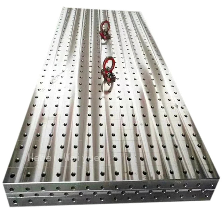 Cast Iron 3D Welding Table Working Platform Clamping System
