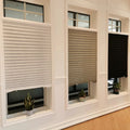 Modern Home Built-In Full Blackout Pleated Non-woven Fabric Blinds Sunshade Curtain Environmental Advantage Customizable Size