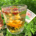 Artisanal Blossom Tea Ball Xanadu Yunnan 9 Different Varieties Flowering Blooming Green Tea Gift Box Set Custom Logo Accept