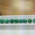 2024 Wholesale 1ct Lab-Grown Loose Moissanite Diamond Best-Selling 10mm Green Original Color Round for Jewelry Making