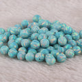 High Quality Opals  OP03 Artificial Opal Stone Round Ball Synthetic Opal Beads