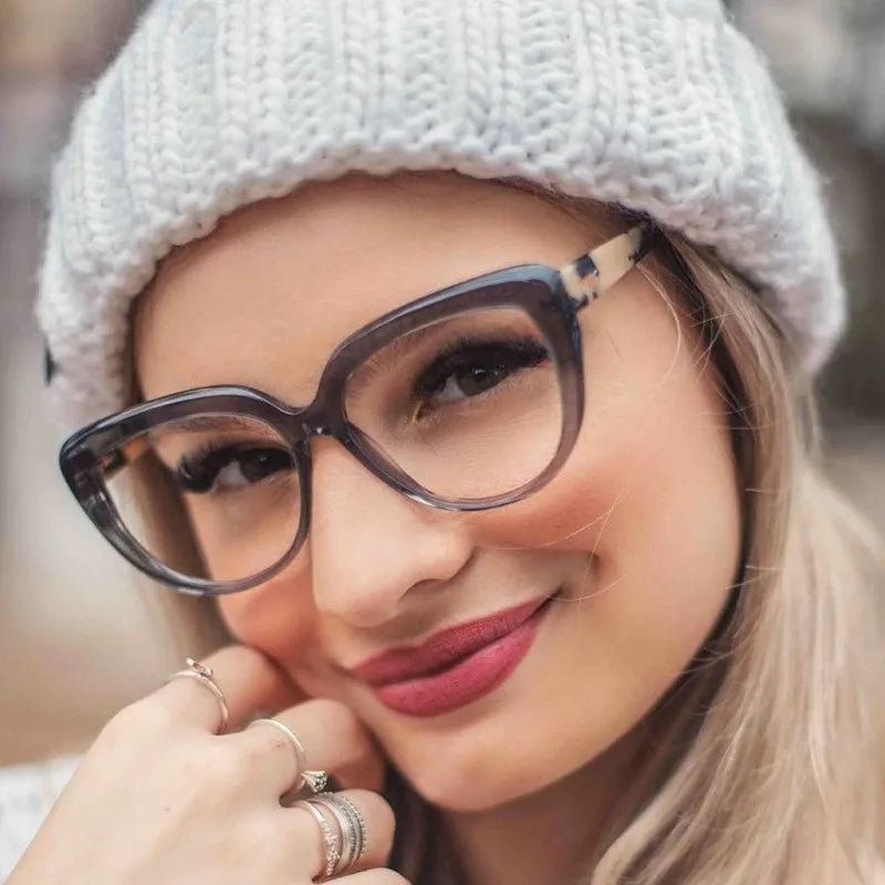 Jiuling Women Men Tr90 Anti Blue Light Blocking Glasses Street Style clear Lens Designer Latest Glasses Frames for Girls