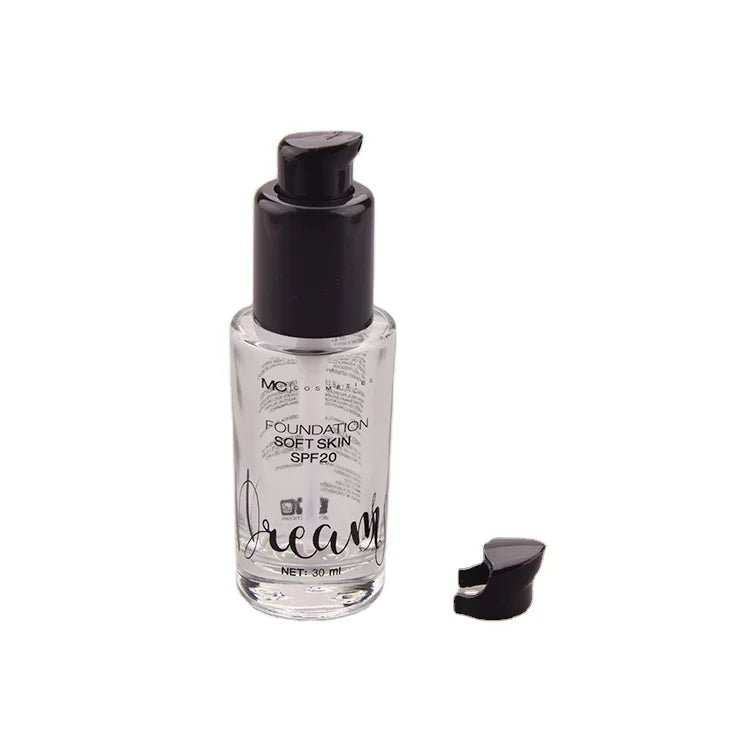 Skincare 30ml Glass Serum Container Bottle with Gold Pump 30ml 1 oz Glass Pump Bottle for Lotion