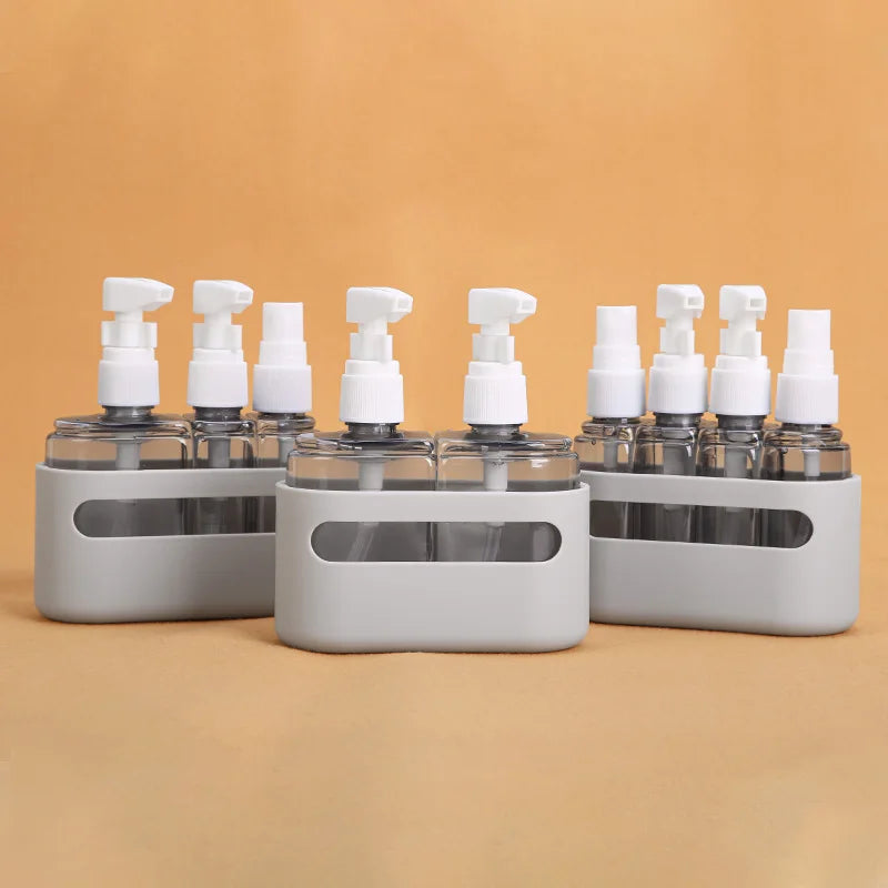 Outdoor Travel Kit Refillable Mist Spray Bottle Plastic 50ML 100Ml Squeeze Cosmetics Bottles Plastic Travel Bottle