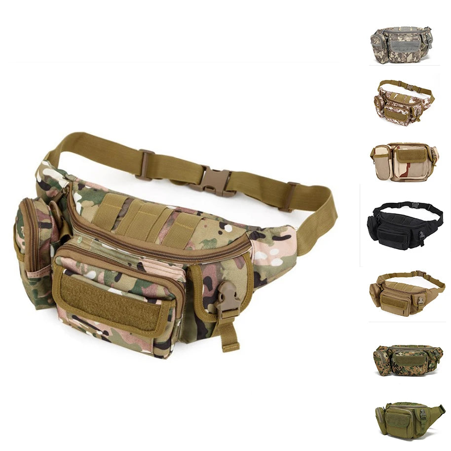 CS-092 Crossbody Bag Outdoor Sports Multifunctional Kit Shoulder Tactical Waist Pack Wear-resistant Waist Bag