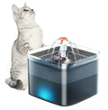 Customizable Outdoor Electric USB LED Cat Water Feeder Fountain LED Automatic Pet Water Dispenser Flower Design OEM/ODM Product